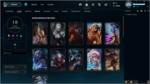 CONTA LEAGUE OF LEGENDS LOL