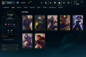 Conta Full Acesso - 120 Skins - Main Adc - Beta Latam - League of Legends LOL