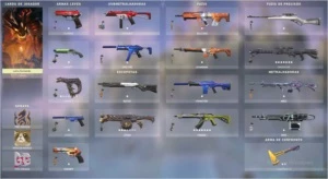 conta valorant beta com os 2 passes e varias skins - Outros