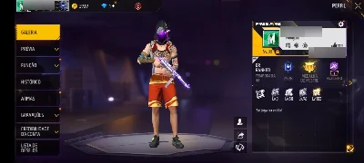 Conta Free fire com skin do kakashi é muito mais!!!