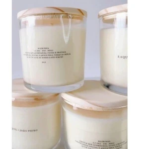Vela Perfumada Personalizada Padrinhos 265ml
