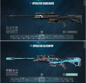 Conta valorant diversas skins