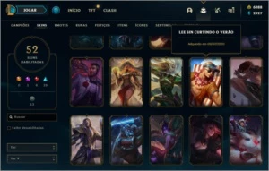 Conta League of Legends Level 185, Gold 4 6k de RP LOL