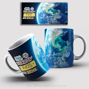 Arte Para Caneca - Avós Vovós e Vovôs