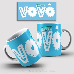 Arte Para Caneca - Avós Vovós e Vovôs - Outros