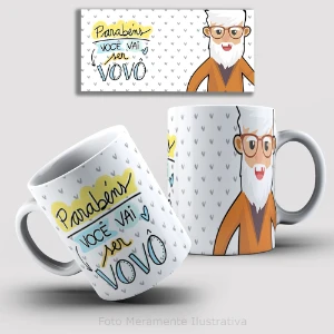 Arte Para Caneca - Avós Vovós e Vovôs - Outros