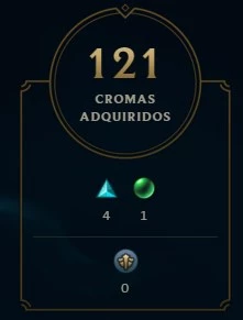 PLAT IV, 356 skins, 4 míticas, 4 ultimate , 30 lendárias e + - League of Legends LOL