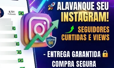 [MAIS BARATO] Seguidores para Instagram - Redes Sociais