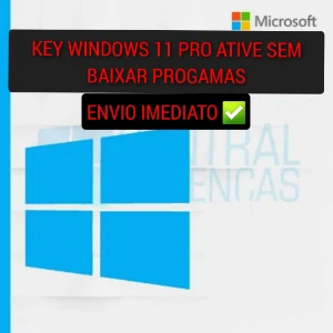 Key Windows 11 Pro Envio Imediato - Softwares e Licenças