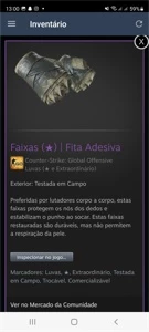 Faca do caçador ultravioleta + Luva faixas/fita adesiva - Counter Strike CS