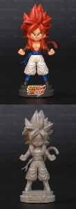 Gogeta SS 4 Chibi - 3D Print Model STL - Outros