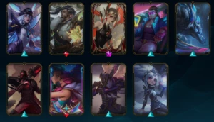 conta de lol lvl 298, com 213 skins, 133 campões e 16k de ea - League of Legends