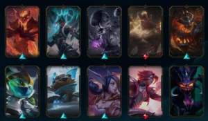 conta de lol lvl 298, com 213 skins, 133 campões e 16k de ea - League of Legends