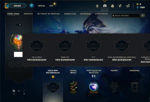 Conta Unranked com 30 Champs e 3 Fragmentos de skins - League of Legends LOL