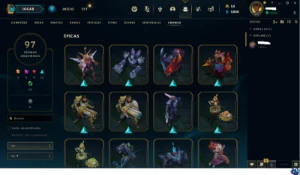Conta FULL RP Platina - League of Legends LOL