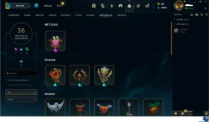 Conta FULL RP Platina - League of Legends LOL