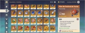 Vendo AR55: Venti / Zhongli / Xiao / Albedo / etc - Genshin Impact