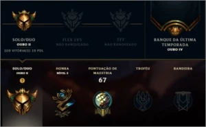 CONTA GOLD 2 - League of Legends LOL