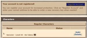 SORCERER 44 EM TALERA OPEN PVP ( SEM REGISTRO ) - Tibia