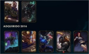 CONTA LEAGUE OF LEGENDS BORDA PLATINA UNRANKED 65 CAMPEÕES LOL
