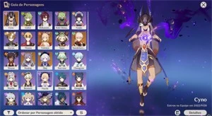 conta genshin impact ar 53 yoimiya + agitação kazuha 34 tiro