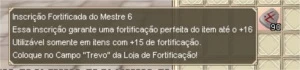 inscriçao fortificada do mestre 6 (mandaya) - Grand Fantasia GF