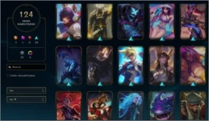 Conta lol ouro 2 125 skins - League of Legends