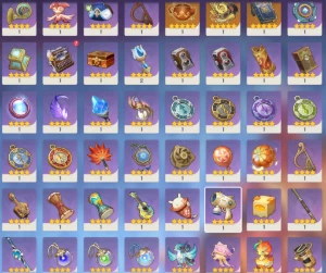 Conta genshin +59 T5 / Diversas Bis / Columbina / - Genshin Impact