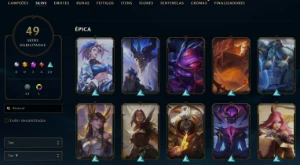 Conta League of Legends Full Acesso - 103 Champs e 49 Skins LOL