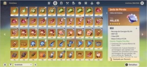 AR58 Conta excelente e "barata" (pelo o que oferece), 37 5* - Genshin Impact