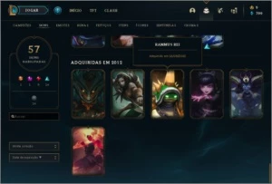 Conta Season 2 com ícones raros e rammus rei - League of Legends LOL