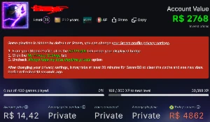 Conta Steam 21 anos Diversas medalhas e jogos. - Counter Strike CS