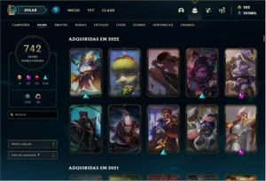 OTIMA CONTA LEAGUE OF LEGENDS LOL