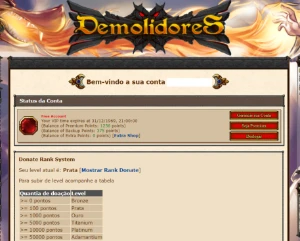 Conta MS 100 Resetes e 1256 Points ! DEMOLIDORES OTS - TIBIA