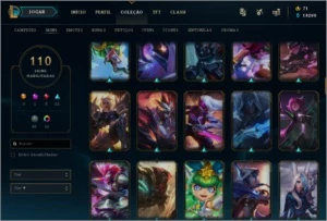 CONTA DIAMANTE 2 S10 ( Bom win rate ) - League of Legends LOL
