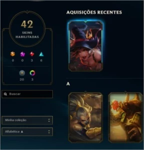 Conta diamante lol - 106 champions - 42 skins - League of Legends