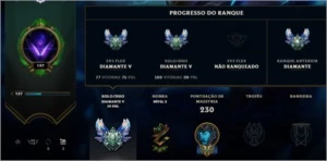 Conta diamante lol - 106 champions - 42 skins - League of Legends