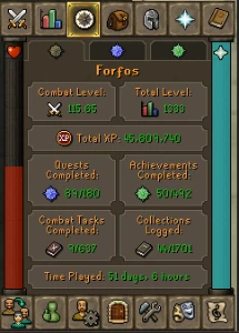 Conta Main Osrs Combat 115 - Runescape