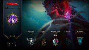CONTA LOL PRATA 3 - League of Legends