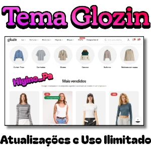 Tema Shopify Glozin + Atualizações e Brindes