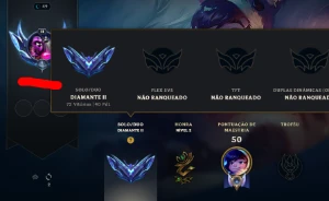 Conta Diamante Ii Solo Duo Padrão Supply Boost! - League of Legends LOL