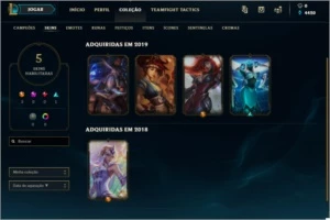 Conta platina 2 com 2 ultimate skin! 30 champs - League of Legends LOL