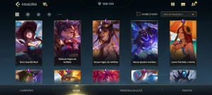 Conta Ex Challenger 165 skins - League of Legends: Wild Rift LOL WR