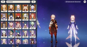 AR 55 Kazuha + Yelan + Kokomi + Cyno + Nahida + Klee - Genshin Impact