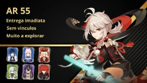 AR 55 Kazuha + Yelan + Kokomi + Cyno + Nahida + Klee - Genshin Impact