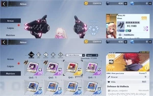 Conta lvl 29 TOF 3 SSR+1 Matriz SSR KING  Meryl-Crow-Nêmesis - Outros