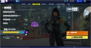 Conta de fortnite seasson 3 com mais de 110k deVbucks gastos
