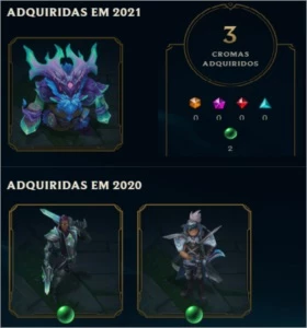 Conta LOL - Platina 1 - ótima conta - League of Legends