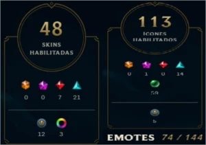 Conta LOL - Platina 1 - ótima conta - League of Legends