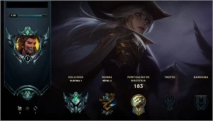 Conta LOL - Platina 1 - ótima conta - League of Legends